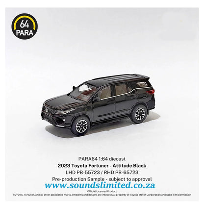Para64 2023 Toyota Fortuner Attitude Black PB-65723