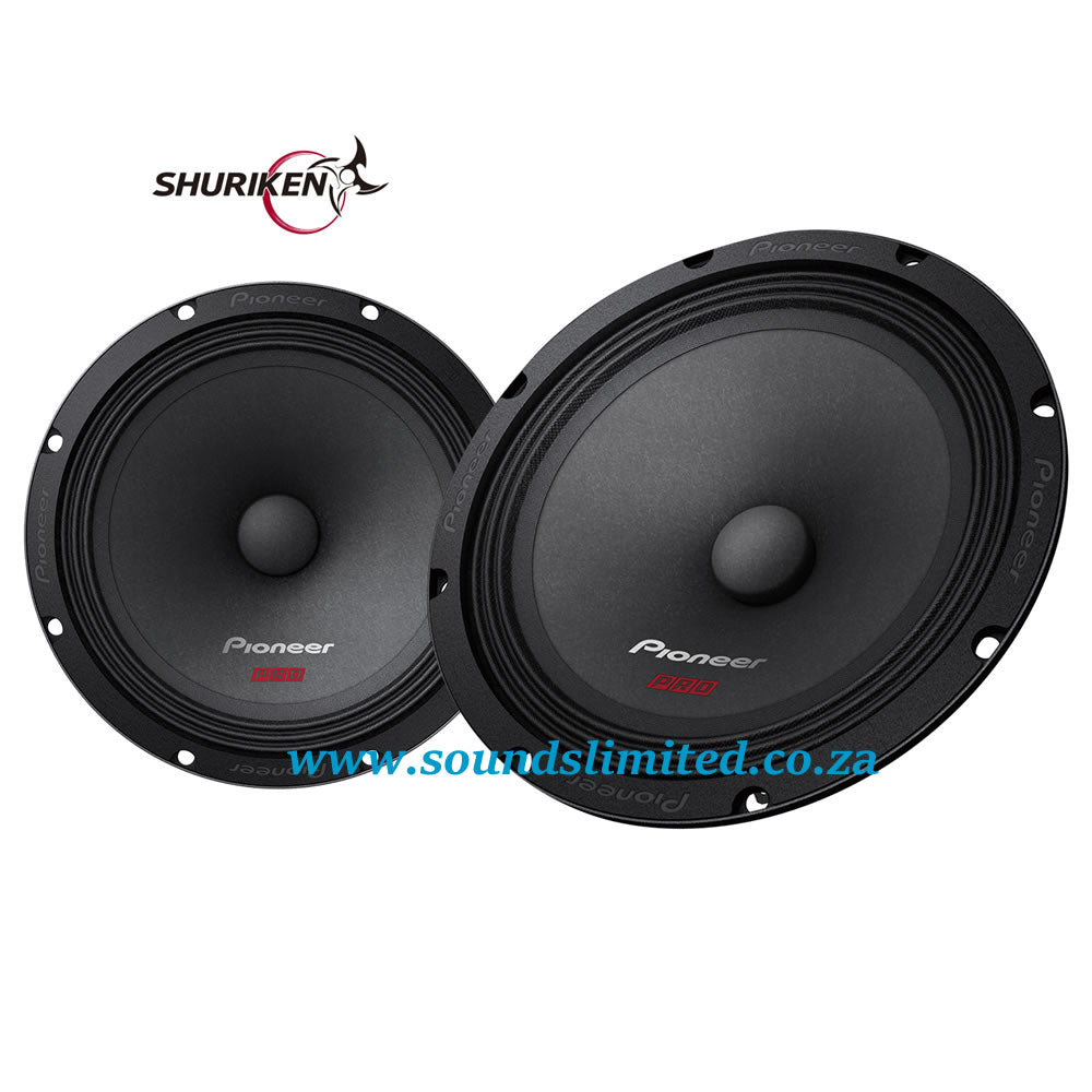 Pioneer Pro TS-M1610PRO PRO Shuriken series 16.5cm High Efficiency Midrange Driver