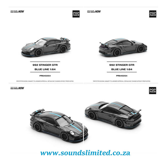 Pop Race 992 Stinger GTR Carbon Edition (Blue Line) PR640254