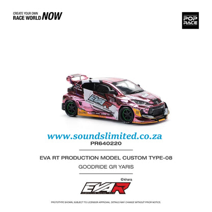 Pop Race EVA RT Production Model Custom Type-08 Goodride GR Yaris PR64-220