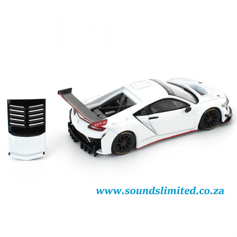 Pop Race Honda NSX GT3 EVO22 White PR64-280