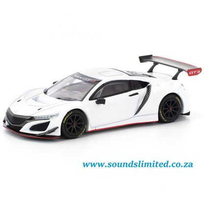 Pop Race Honda NSX GT3 EVO22 White PR64-280