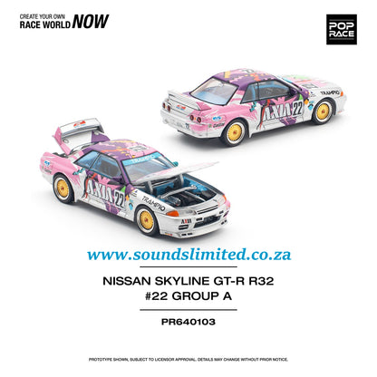 Pop Race Nissan Skyline GT-R R32 #22 Axia Group A PR64-103
