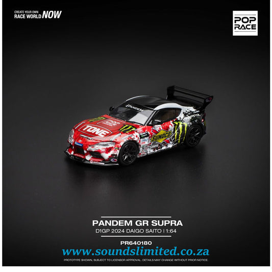 Pop Race Pandem GR Supra D1GP 2024 Daigo Saito PR64-180