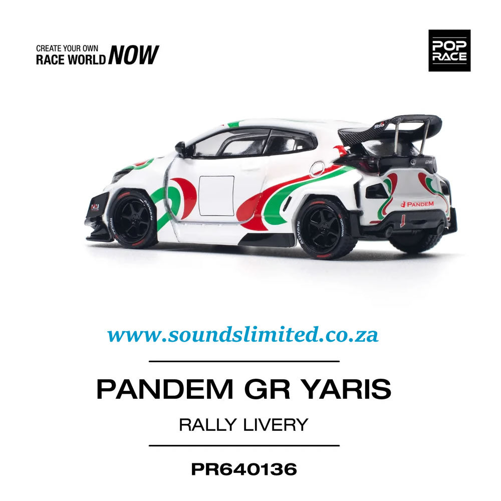 Pop Race Pandem Toyota GR Yaris Rally Livery PR64-136