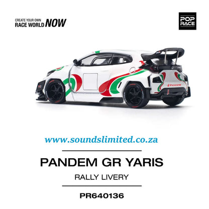 Pop Race Pandem Toyota GR Yaris Rally Livery PR64-136