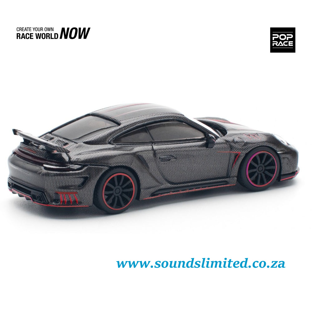 Pop Race Porsche 992 Stinger GTR Carbon Edition Redline PR64-192