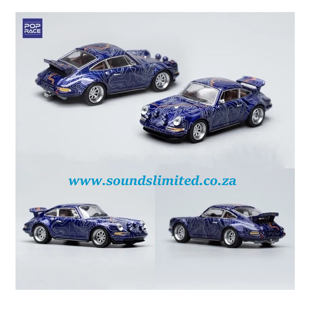 Pop Race Porsche Singer Mulholland Drive PR64-10 1/64
