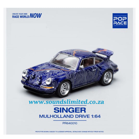Pop Race Porsche Singer Mulholland Drive PR64-10 1/64