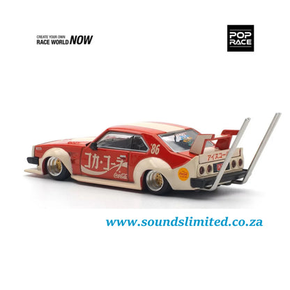 Pop Race Skyline GT-R V8 Drift "Hakosuka" Coca Cola Japan PR64-135