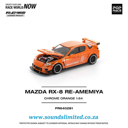 Poprace Mazda RX-8 RE-Amemiya Chrome Orange PR640281