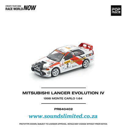 Poprace Mitsubishi Lancer Evolution IV 1998 Monte Carlo Rally PR640402