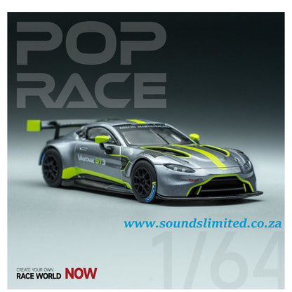 Pop Race 1/64 Aston Martin Vantage GT3 Presentation PR64-89