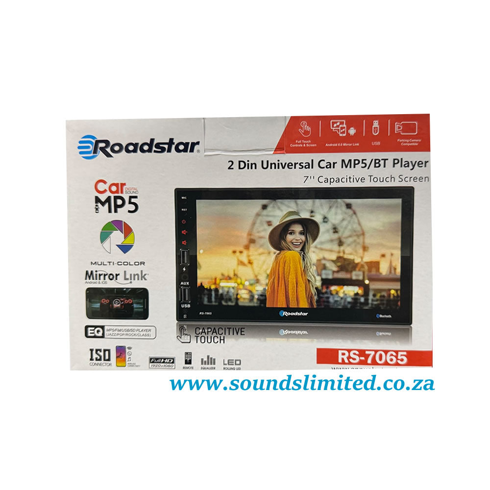 Roadstar RS-7065 2 Din Universal Car MP5/BT Media Player