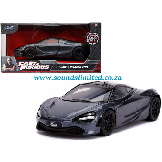 Jada 1/32 "Fast & Furious" Shaw's McLaren 720S RHD Metallic Gray - #J720S