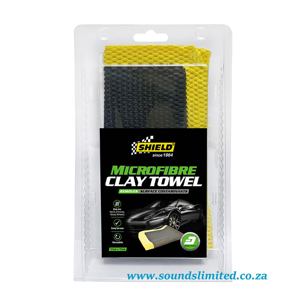 Shield SH184 Detail Radius Microfibre Clay Towel
