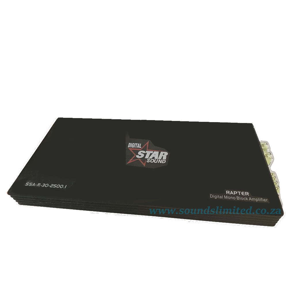 Starsound SSA-R-30-2500.1 Digital Mono Block Amplifier 2500w RMS