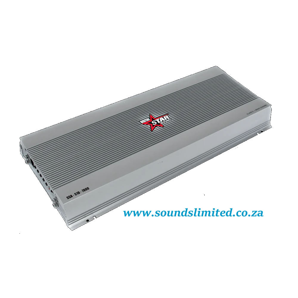 Starsound SSA-S1D-7800 - Mono Amplifier 7800w  2500W RMS