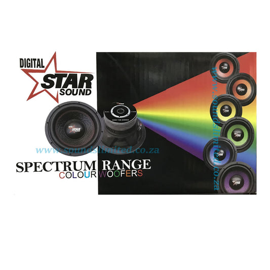 Starsound SSW-12B-6500D4 - Black Spectrum Series 12" Subwoofer
