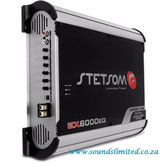 Stetsom EX6000EQ - 6000w RMS  Monoblock Amplifier 1OHM or 2 OHM