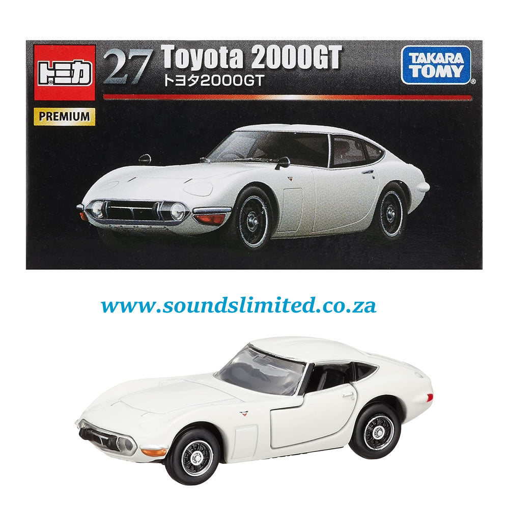 Takara Tomy Tomica Premium #27 Toyota 2000GT White