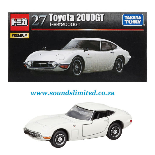 Takara Tomy Tomica Premium #27 Toyota 2000GT White
