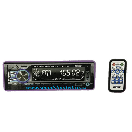 Targa TG-250BL Media player Bluetooth, Dual Usb, Aux, Sd card