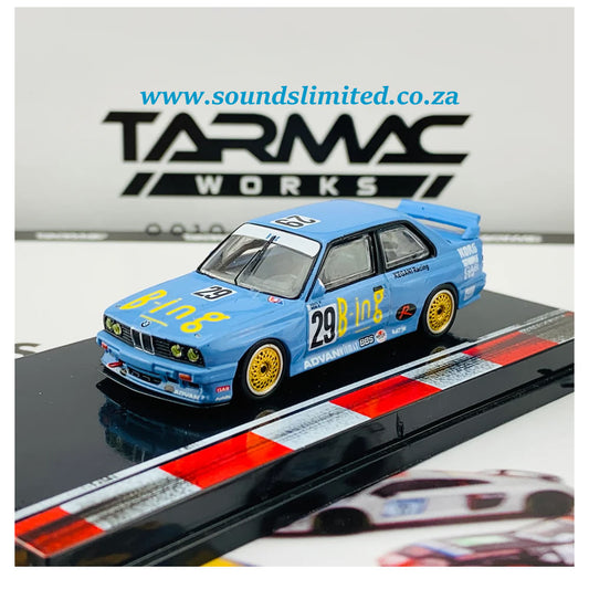 Tarmac Works 1/64 BMW M3 E30 JTCC 1992 Division 2 Champion - Japan Special Edition T64-009-92JTCC29
