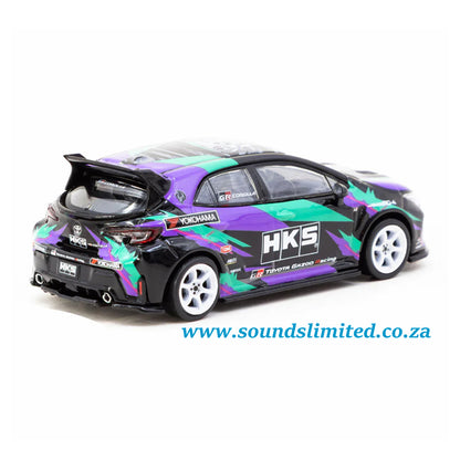 Tarmac Works GLOBAL64 HKS Toyota GR Corolla T64G-066-HKS