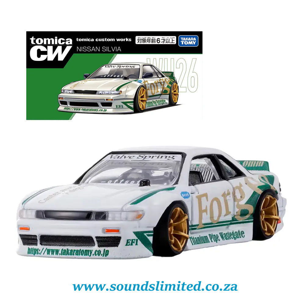 Tomica CW Custom Works Diecast Car Nissan Silvia WH26