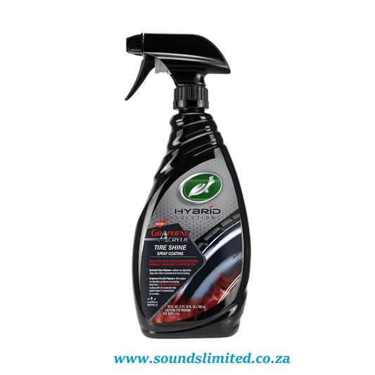 Turtle Wax 53746 Hybrid Solutions Graphene Acrylic Tire Shine Spray Coating 680ml