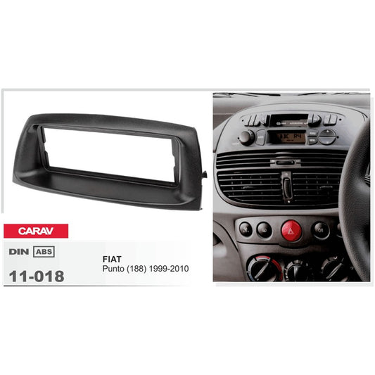 Carav 11-018 Fiat Punto In-Dash Car Audio Radio Trimplate
