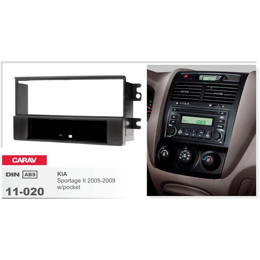 Carav 11-020 KIA Sportage In-Dash Car audio installation kit (Radio Trim)