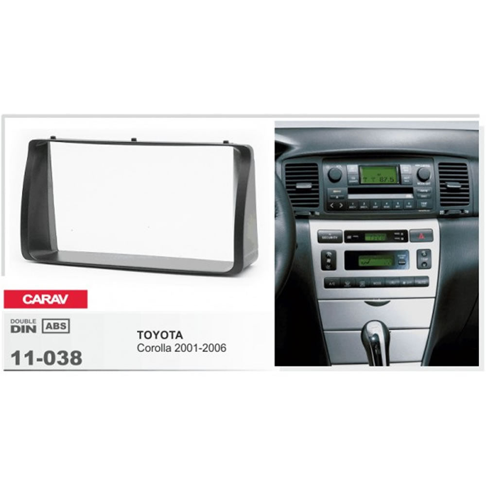 Carav 11-038 Toyota Corolla In-Dash Car Radio Trimplate