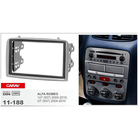 Carav 11-188 Alfa Romeo 147 In Dash Car Radio Trimplate