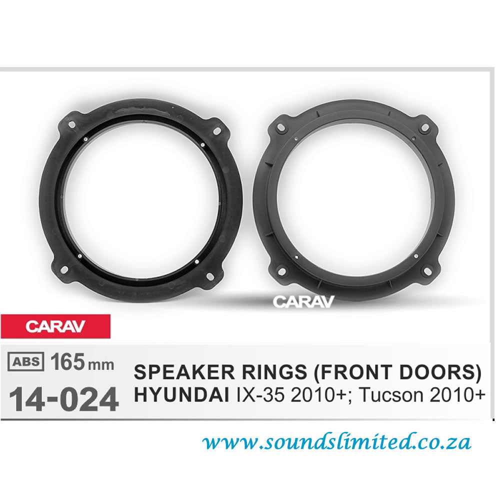 Carav 14-024 - Speaker Rings Car Audio Installation