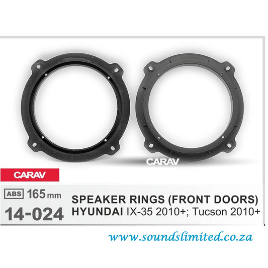 Carav 14-024 - Speaker Rings Car Audio Installation