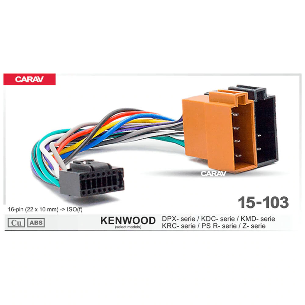 Carav 15-103 - Kenwood Car Radio Harness