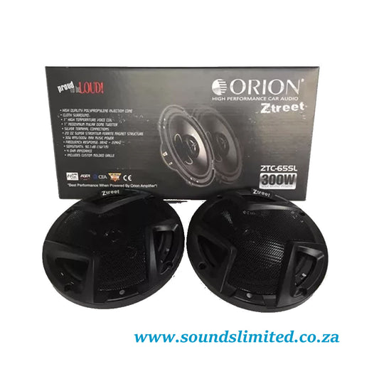 Orion ZTC-65SL - 6.5" ZTREET Coaxial Speaker Set