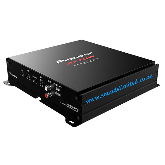 Pioneer GM-E7002 2 Channel Bridgeable Amplifier with Bass Boost