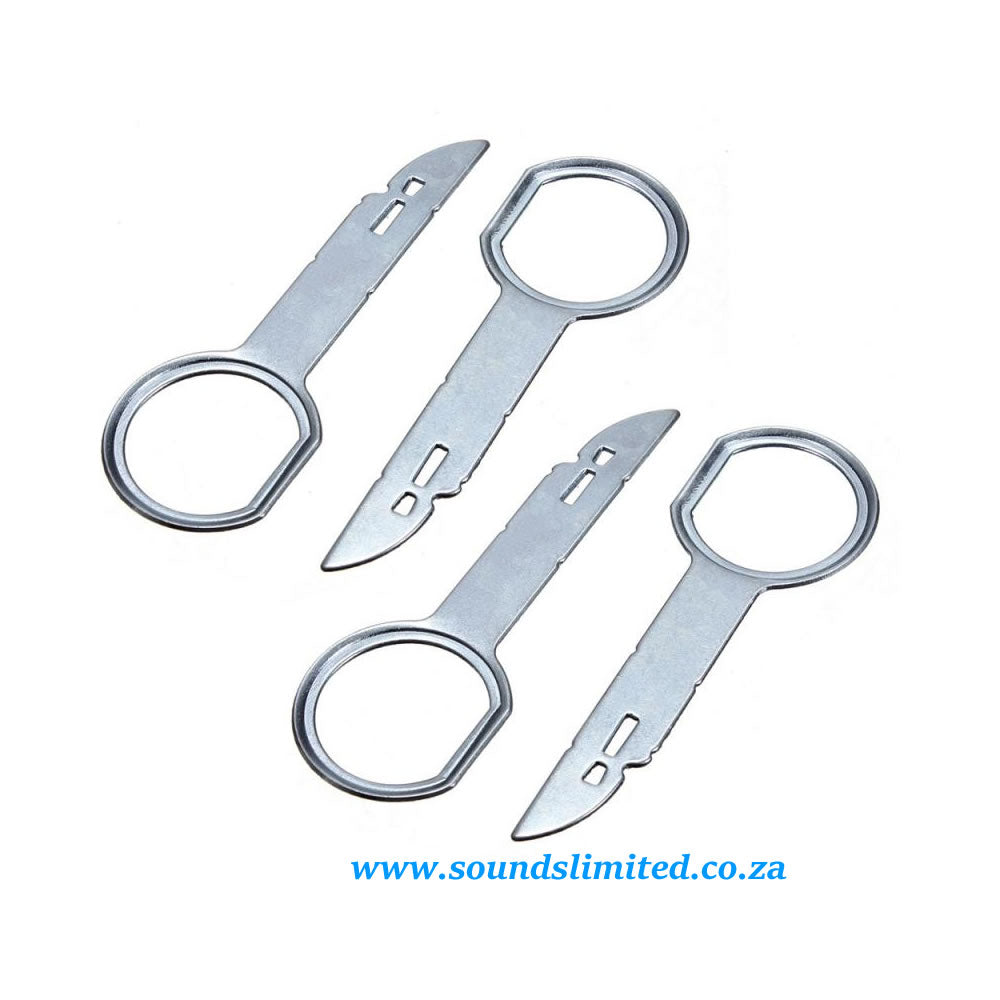 4pcs Car Stereo Radio Removal Keys For VW, Audi, Ford