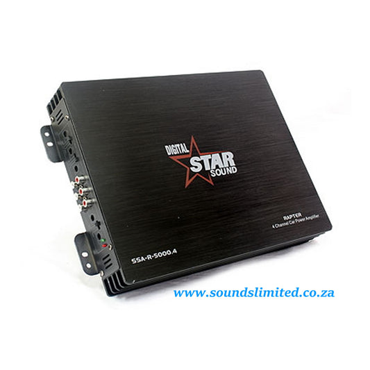 Starsound Rapter SSA-R5000.4 - 4 Channel Amplifier 65W X4 RMS
