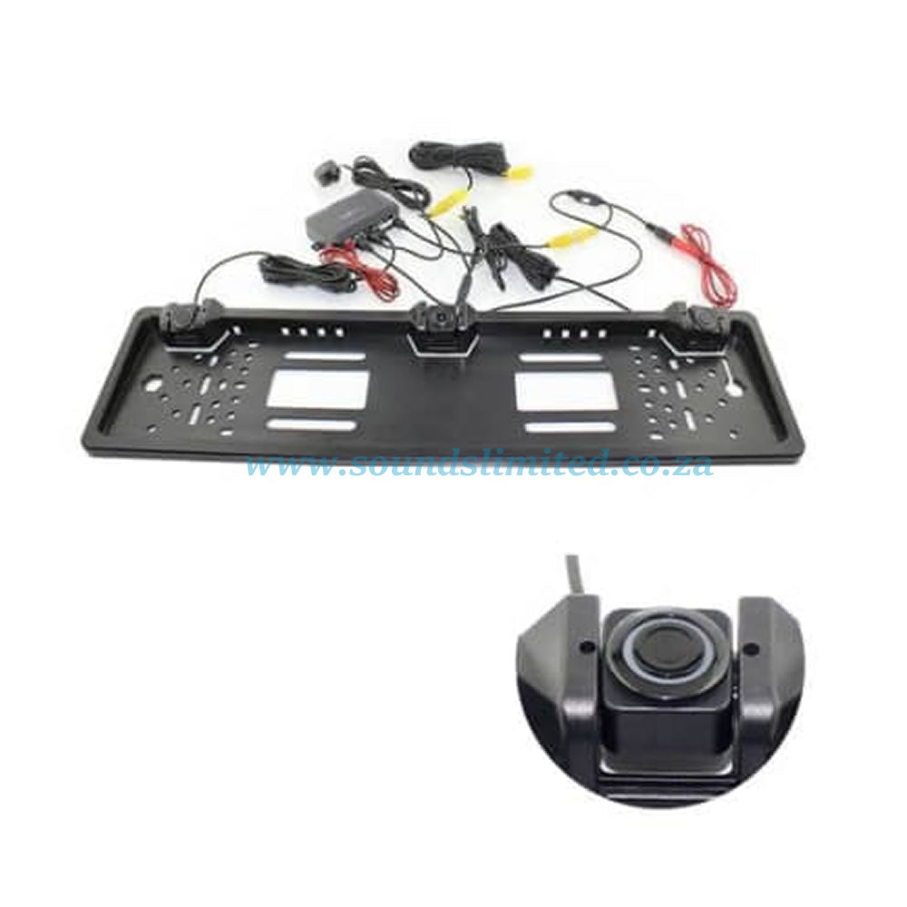 Targa TCPDC01 Rear View Camera License Plate Holder with PDC Car Parking Sensor